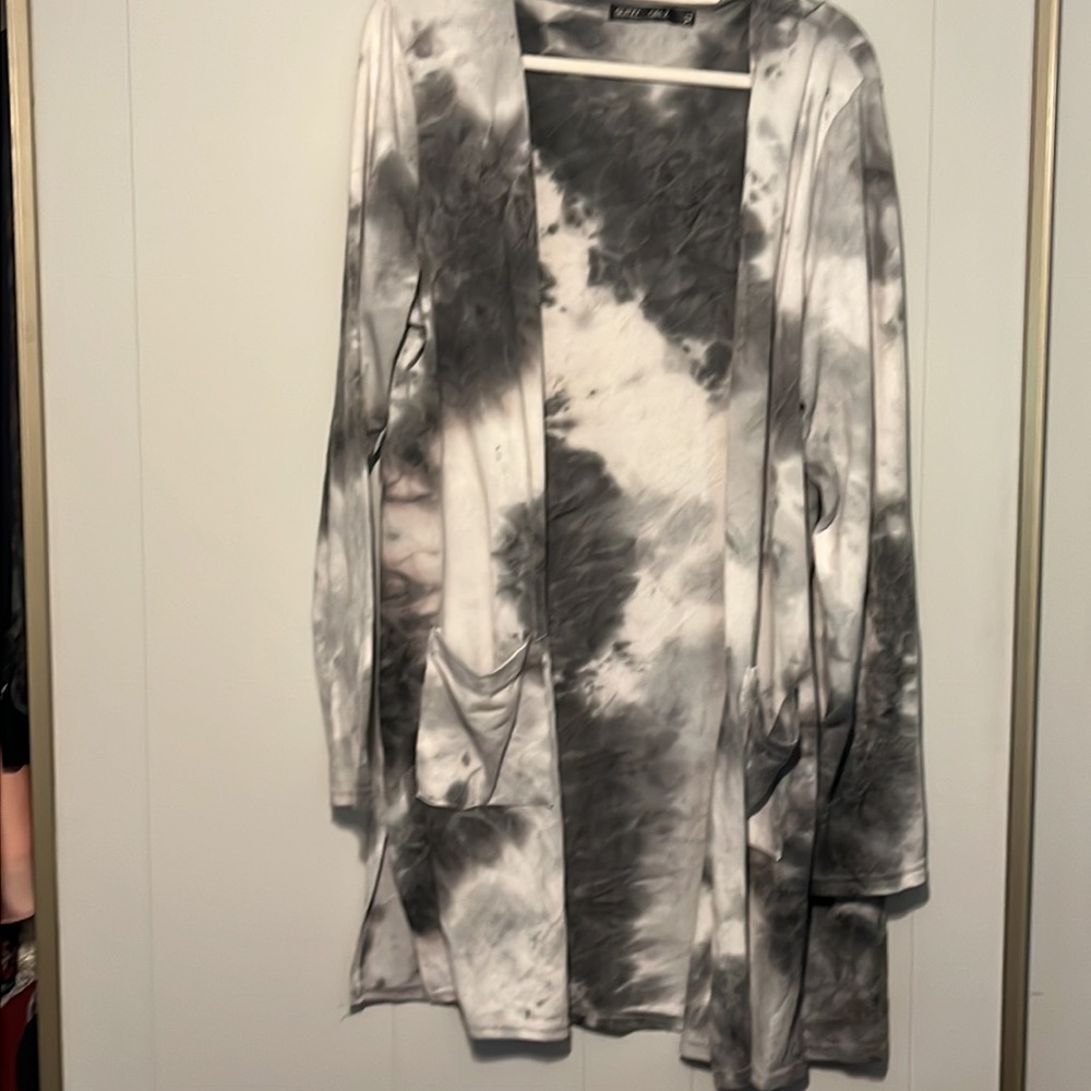 Glitzy Girl tie dye sweater